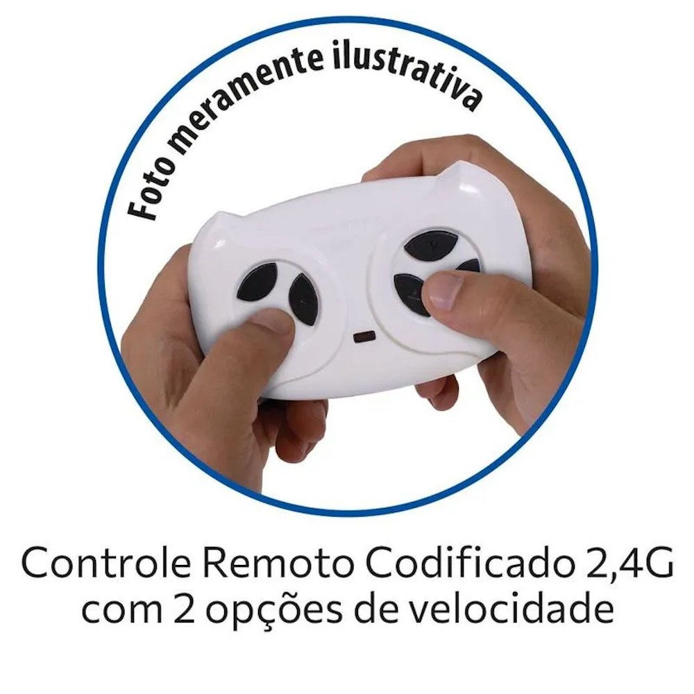 Banjipe Off-Road R/C Eletrico 12V Amarelo - Bandeirante