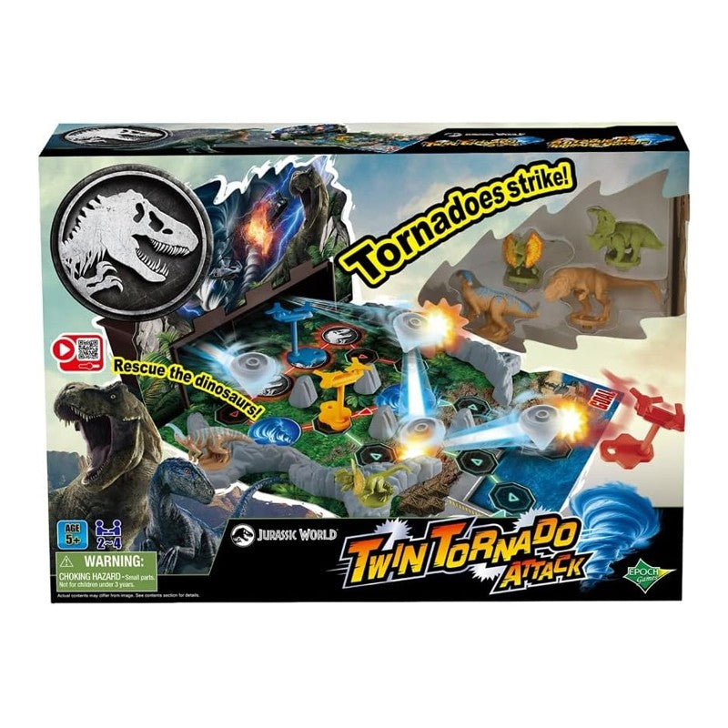 Jogo Jurassic World Twin Tornado Attack - Epoch