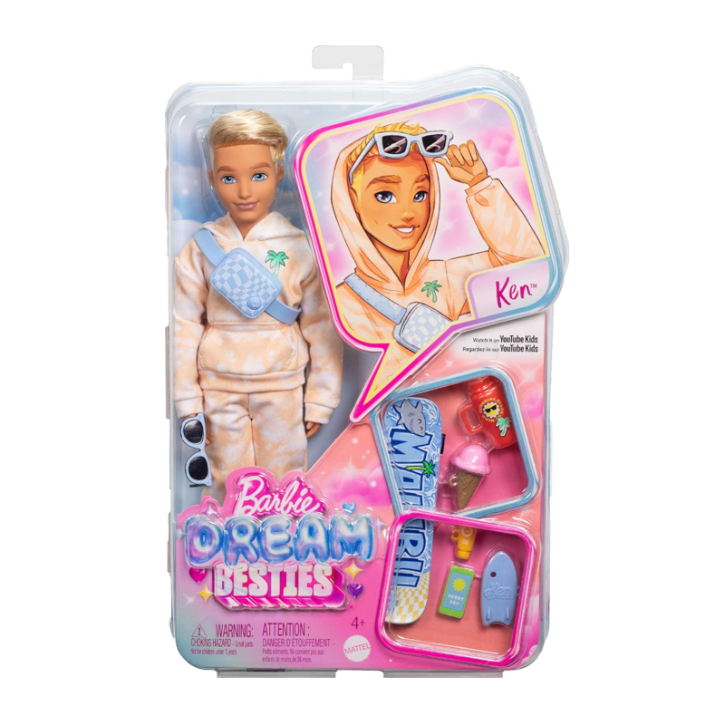 Dream Besties Ken com Acessorios - Mattel