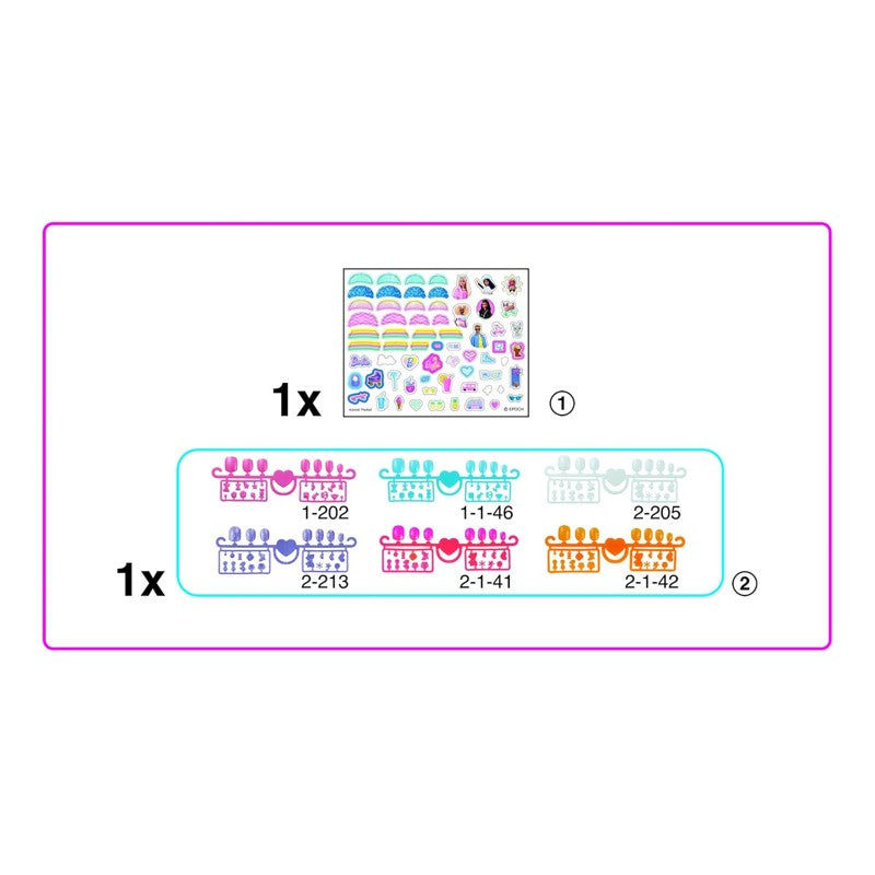 Barbie Aquabeads Nail Designer Refil - Epoch