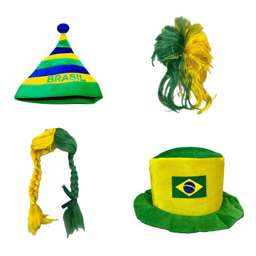 Kit com 4 Acessórios do Brasil - Art Brink