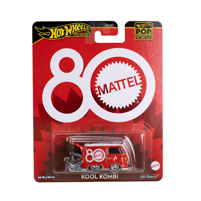 Hot Wheels Kool Kombi Pop Culture 80 Anos - Mattel