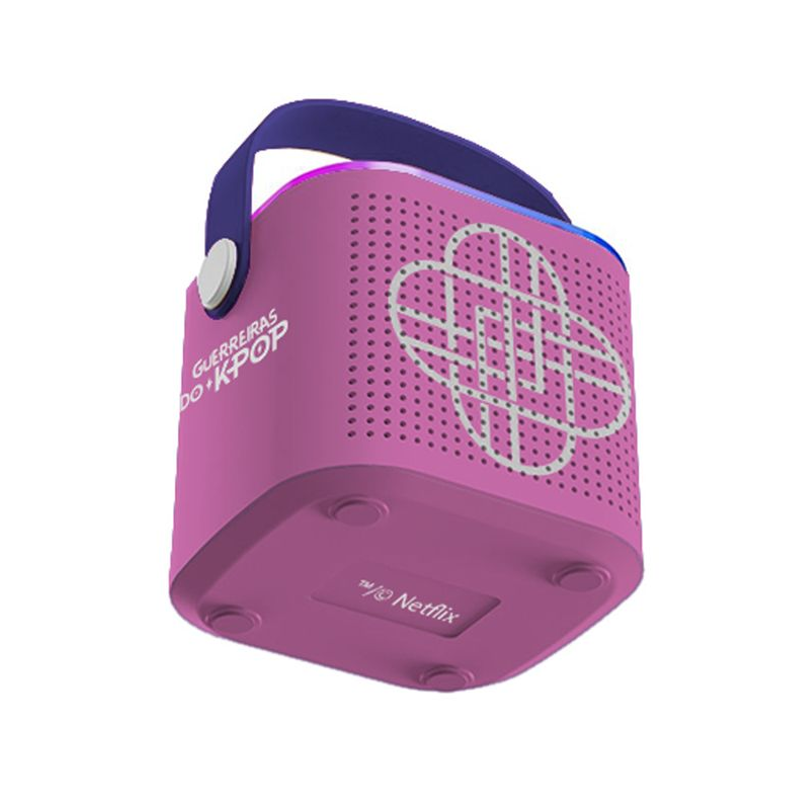 Caixa Bluetooth com Karaokê Guerreiras do K-Pop - Candide