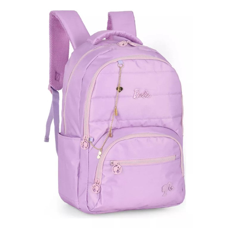 Mochila de Costas Barbie Porta Notebook Lilás - Luxcel