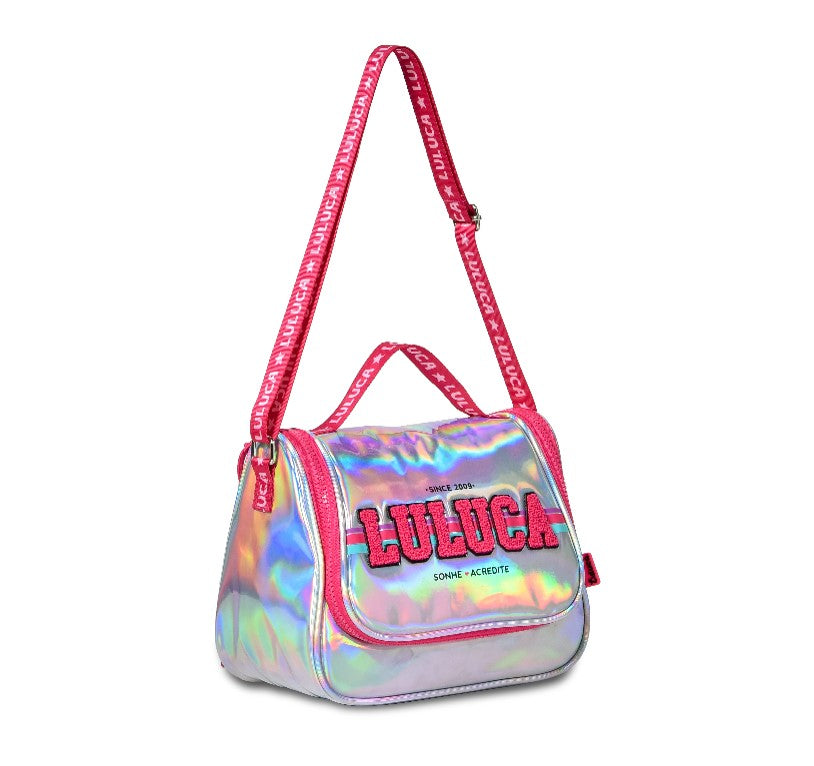 Lancheira Luluca Holográfica Escolar