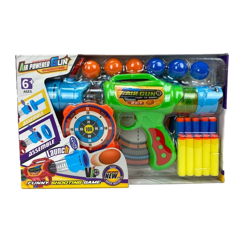 Lançador 2 em 1 de Dardos e Bolinhas - Vip