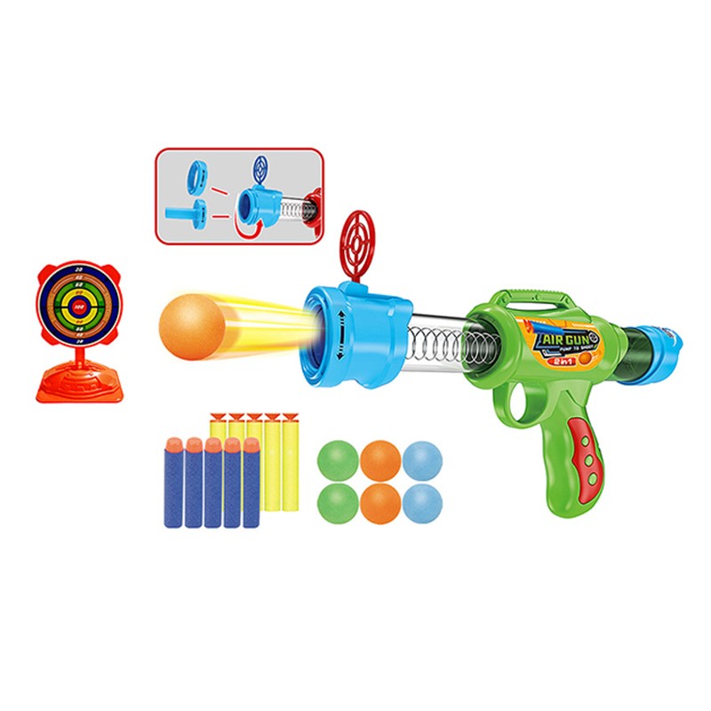 Lançador 2 em 1 de Dardos e Bolinhas - Vip