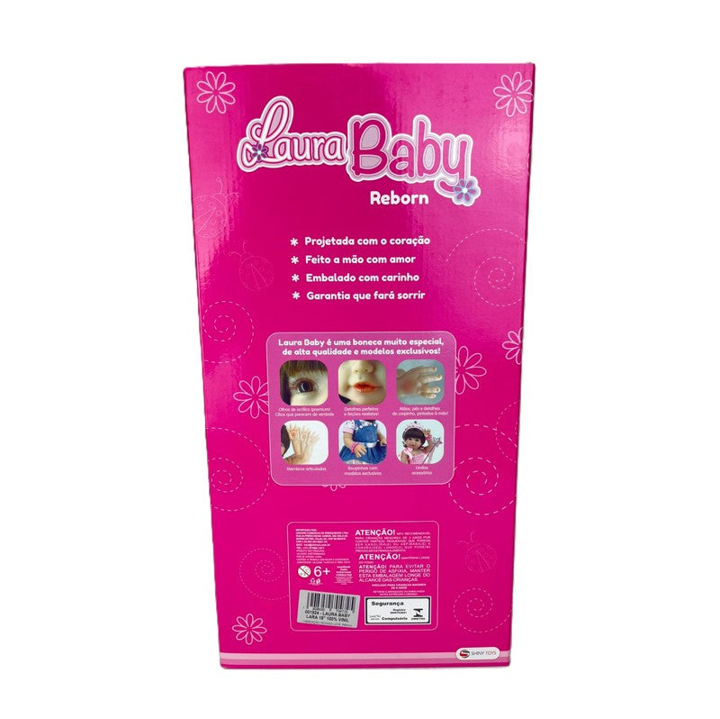 Boneca Bebê Reborn Laura Baby Lara - Shiny Toys