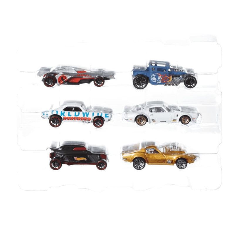 Hot Wheels Legends Multipack com 6 Veículos Lendários Mattel HRX55