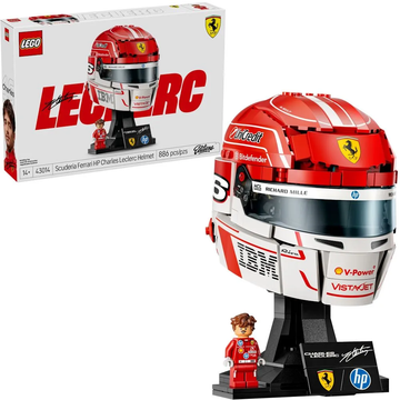 Lego Editions Capacete Scuderia Ferrari HP Charles Leclerc - 43014