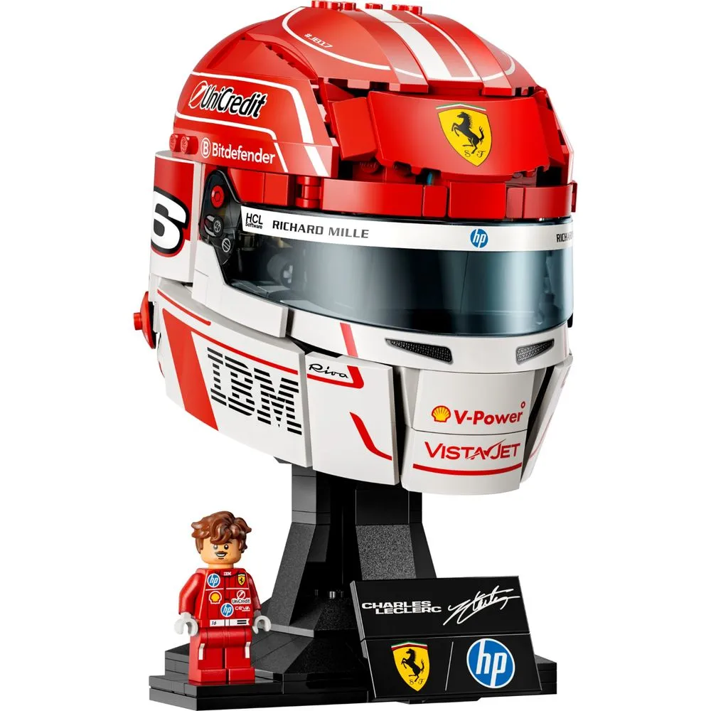 Lego Editions Capacete Scuderia Ferrari HP Charles Leclerc - 43014