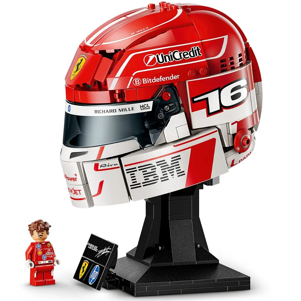 Lego Editions Capacete Scuderia Ferrari HP Charles Leclerc - 43014