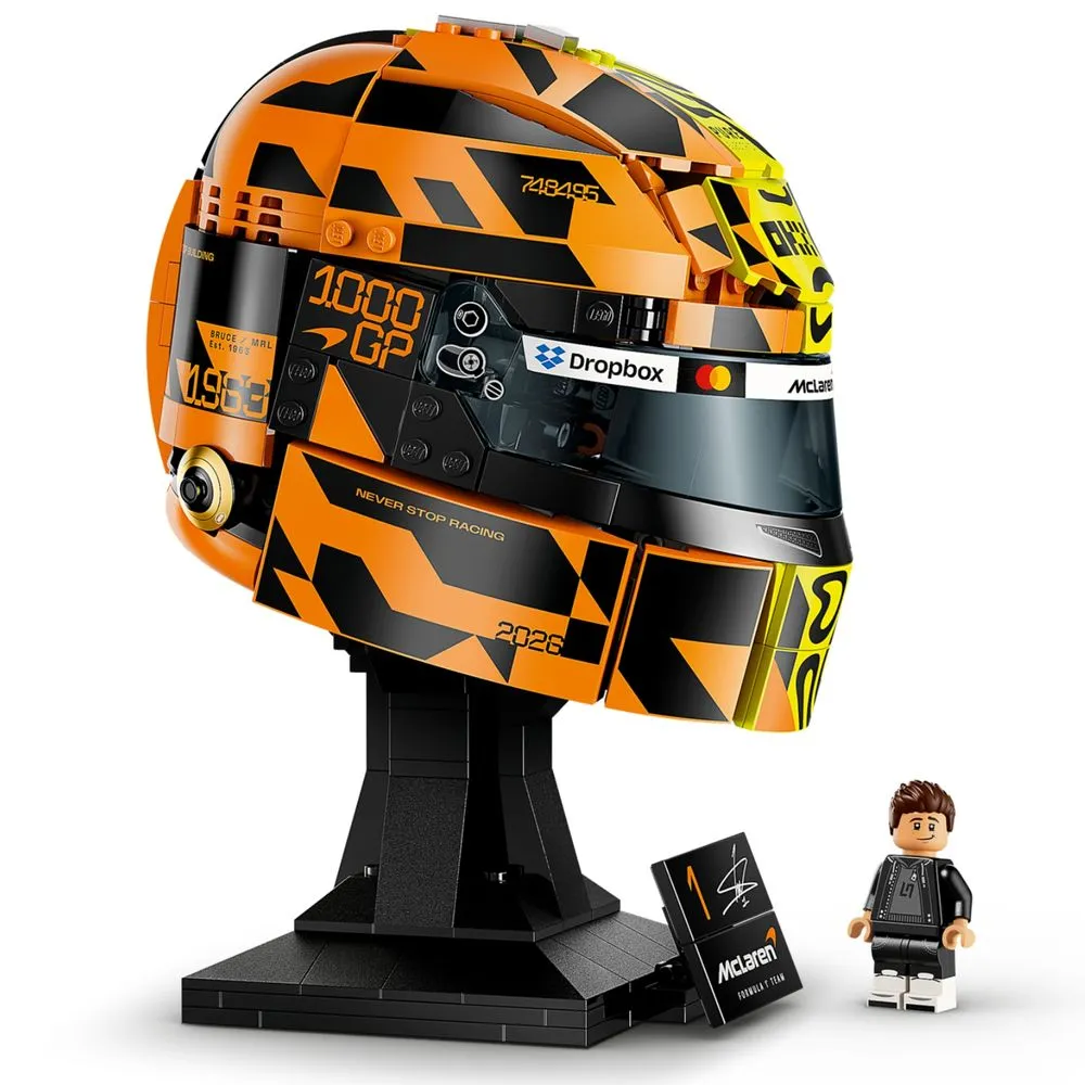 Lego Editions Capacete Lando Norris da Equipe McLaren Mastercard F1® - 43023