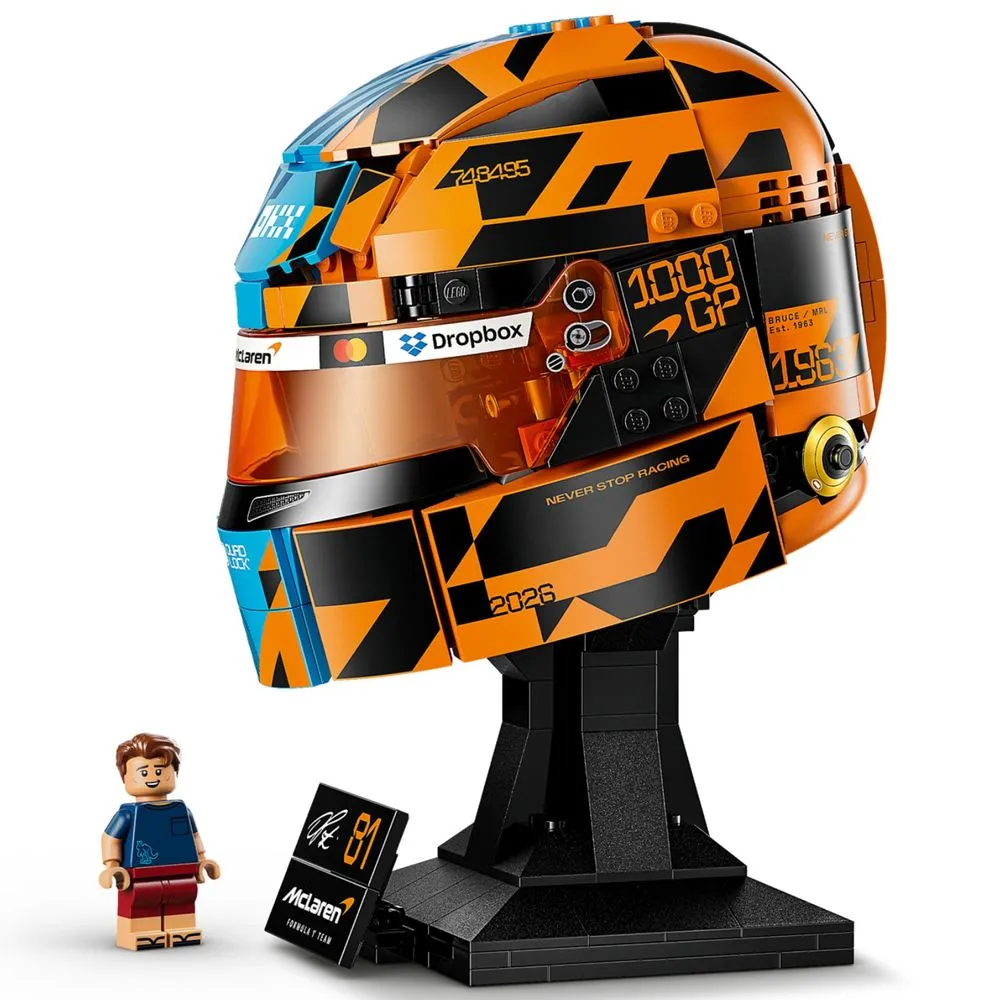Lego Editions Capacete Oscar Piastri da Equipe McLaren Mastercard F1 - 43017