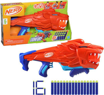 Lançador de Dardos Nerf Wild Lion Fury - Hasbro F8646