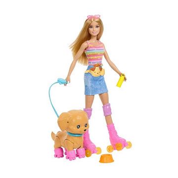 Barbie Patins e Corrida com Cachorrinho - Mattel