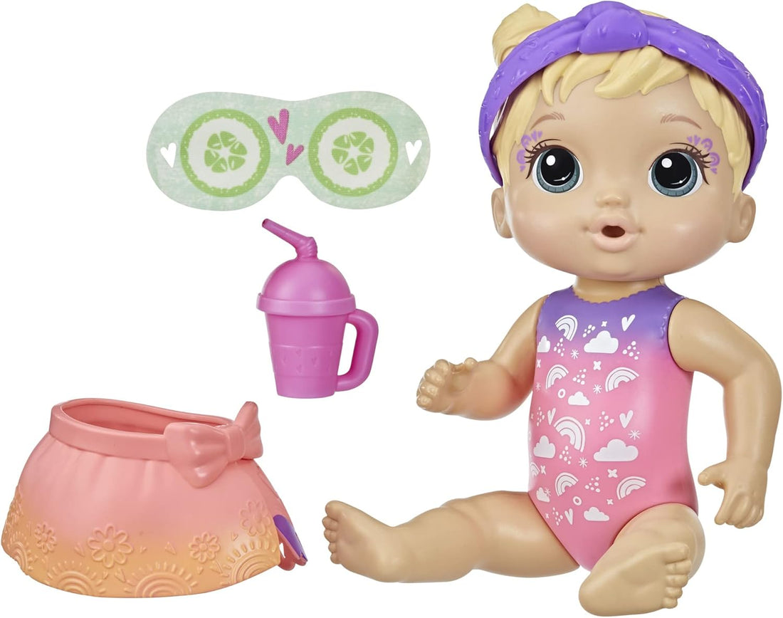 Boneca Baby Alive Rainbow Spa Baby Loira - Hasbro