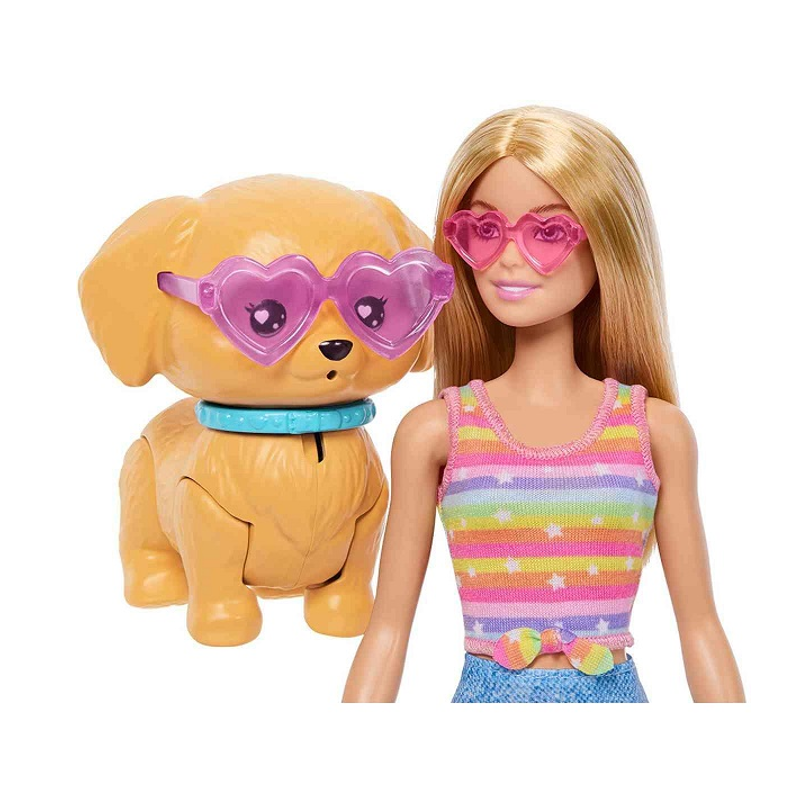 Barbie Patins e Corrida com Cachorrinho - Mattel