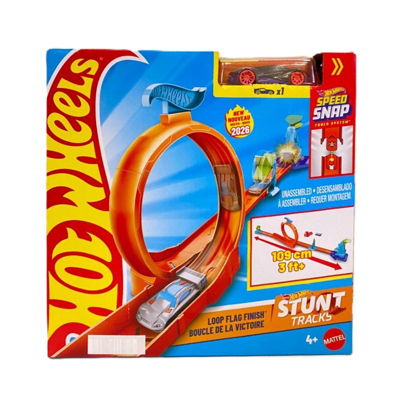 Pista Hot Wheels Stunt Tracks - Mattel