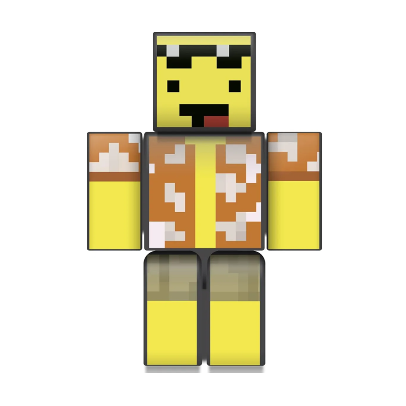 Boneco Streamer Mel Minecraft 25cm - Algazarra