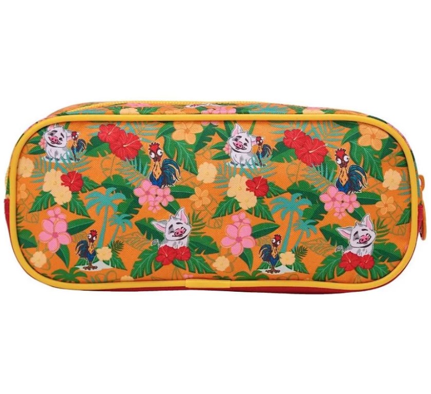 Kit Mochila de Rodinhas Moana 2 Lancheira E Estojo Escolar