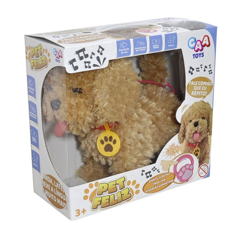 Cachorrinho Pet Feliz com Luz e Movimento - CAA