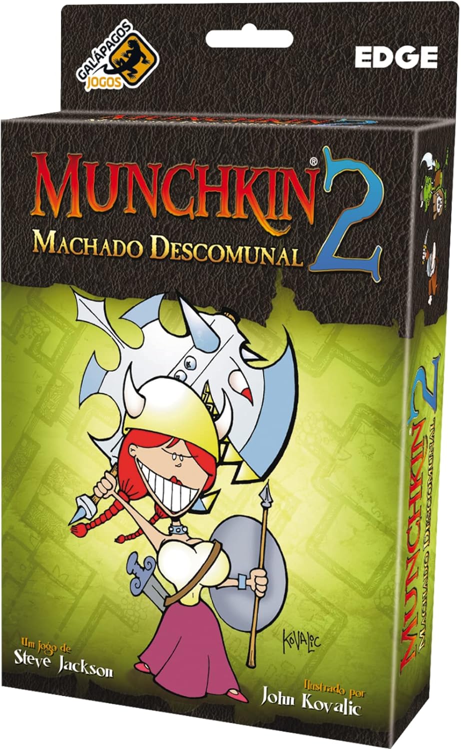 Jogo de Cartas Munchkin 2 Machado Descomunal - Galápagos