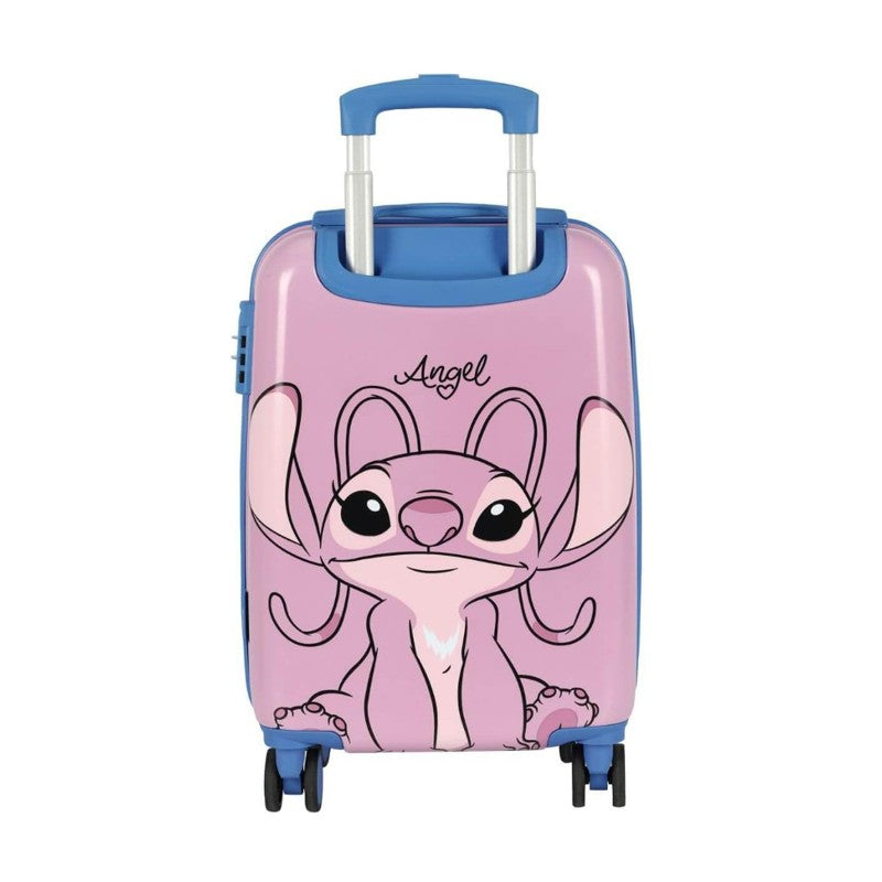 Mala de Viagem Infantil Dupla Face Stitch & Angel - Luxcel