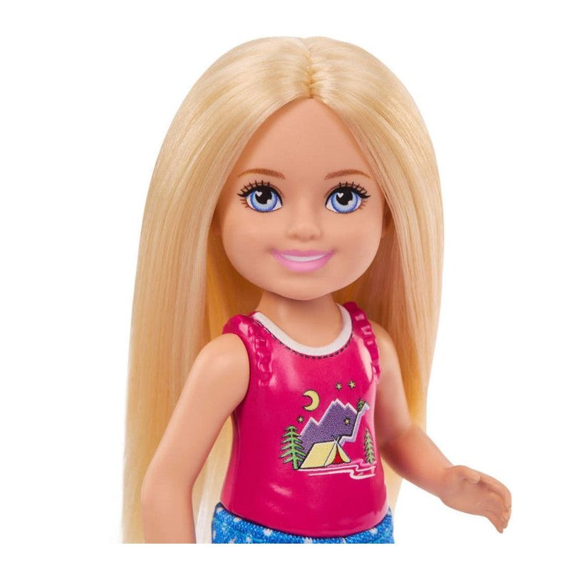 Barbie Chelsea com Cachorrinho e Kit Camping - Mattel