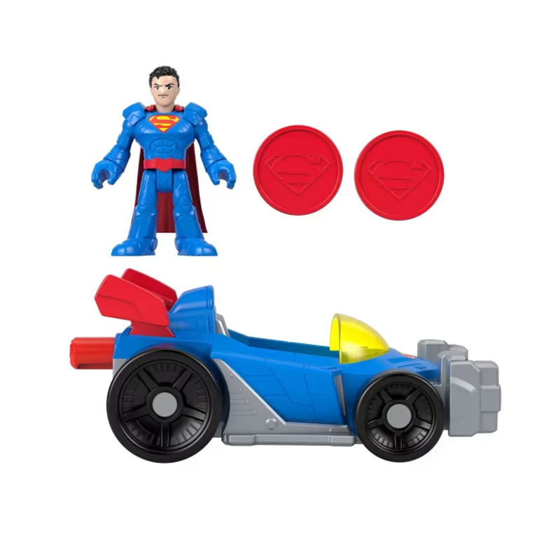 Boneco Superman com Veículo Imaginext - Mattel