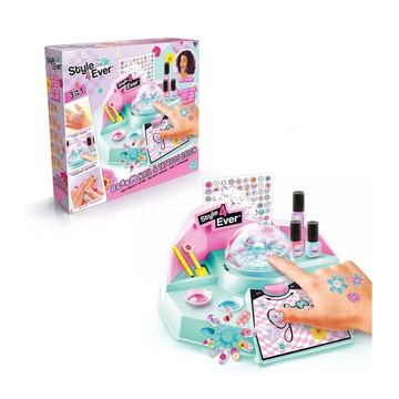 Kit de Unhas e Tatuagem Bloom - Fun