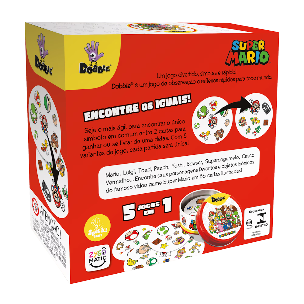 Jogo Dobble Super Mario - Galapagos