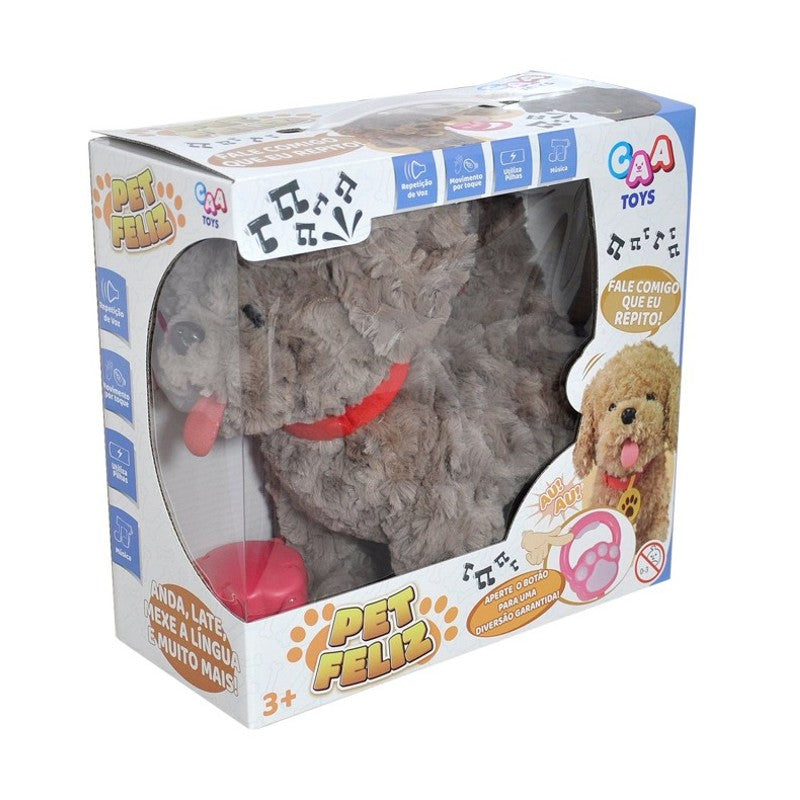 Cachorrinho Pet Feliz com Luz e Movimento - CAA
