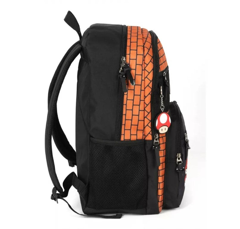 Mochila de Costas Escolar Infantil Super Mario Bros
