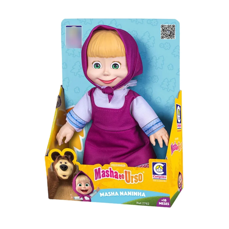 Boneca Masha Naninha de Pano - Cotiplás