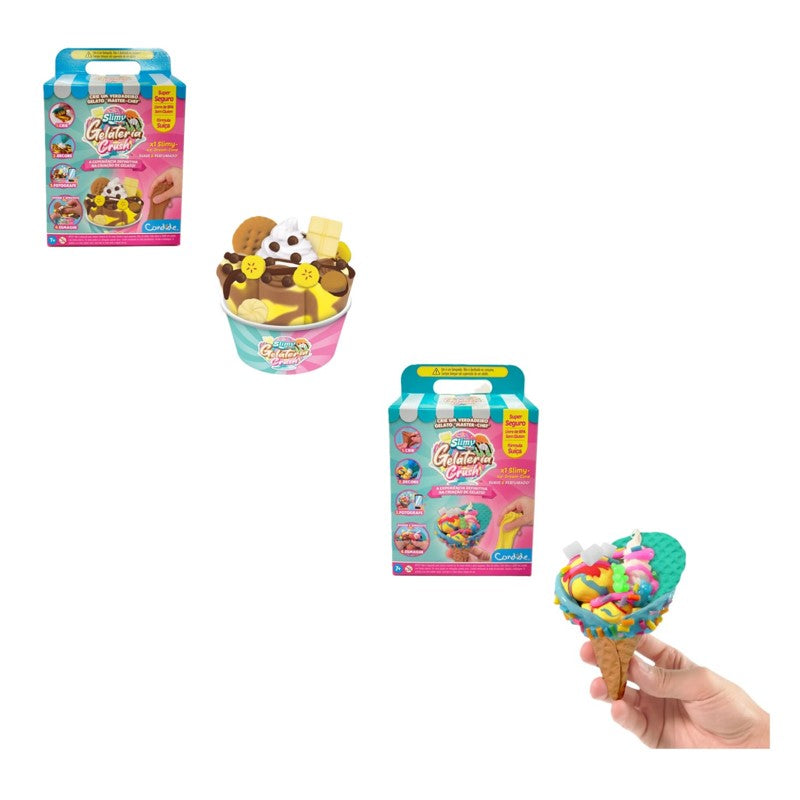 Kit Slime de Sorvete Slimy Gelateria Crush - Candide