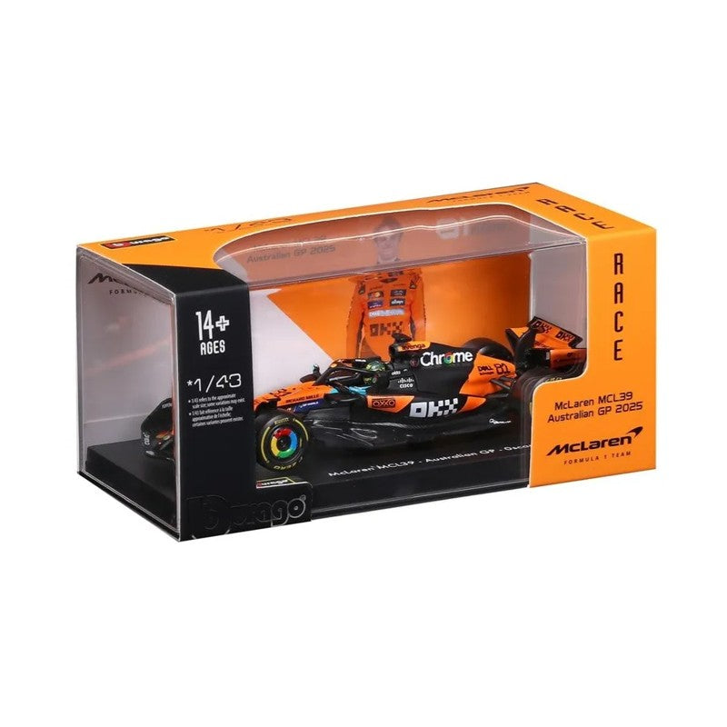 Miniatura 1:43 F1 2025 Mclaren Mcl39 81 Oscar Piastri - Burago