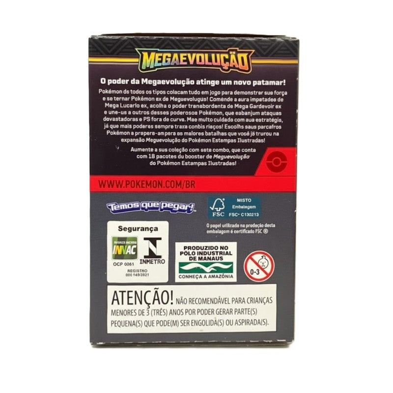 Mini Box Cartas de Pokémon Mega Evolução - Copag