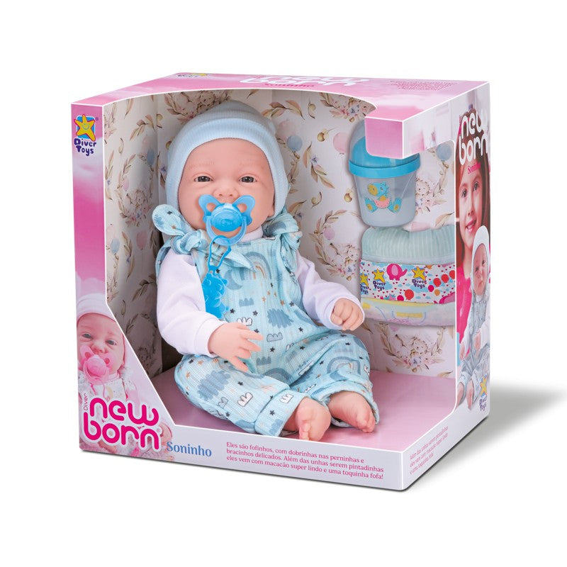 Boneco New Born Soninho - Divertoys