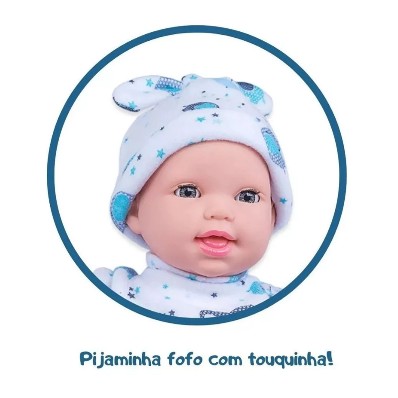 Boneca Miyo Menino Com Sons De Bebê - Cotiplás