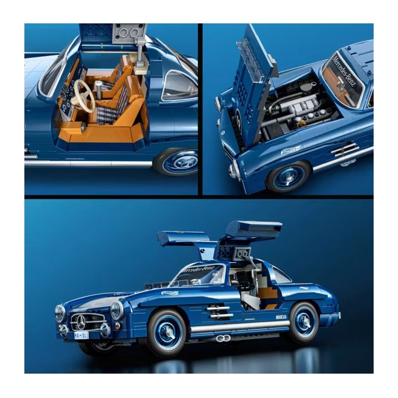 Hot Wheels Brick Shop Premium Mercedes-Benz 300 SL - Mattel