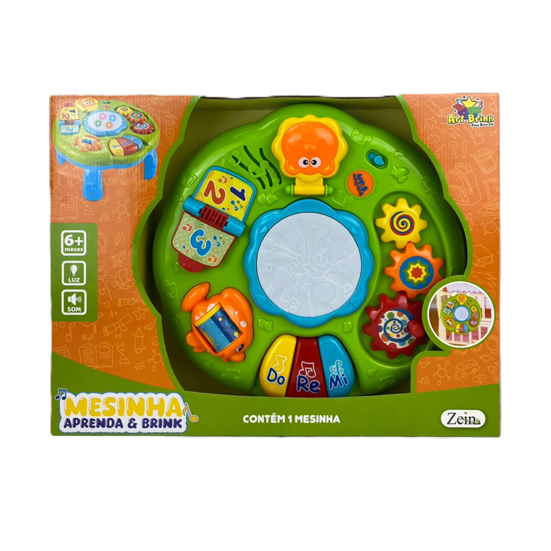 Mesa Interativa Infantil com Luz e Som - Zein