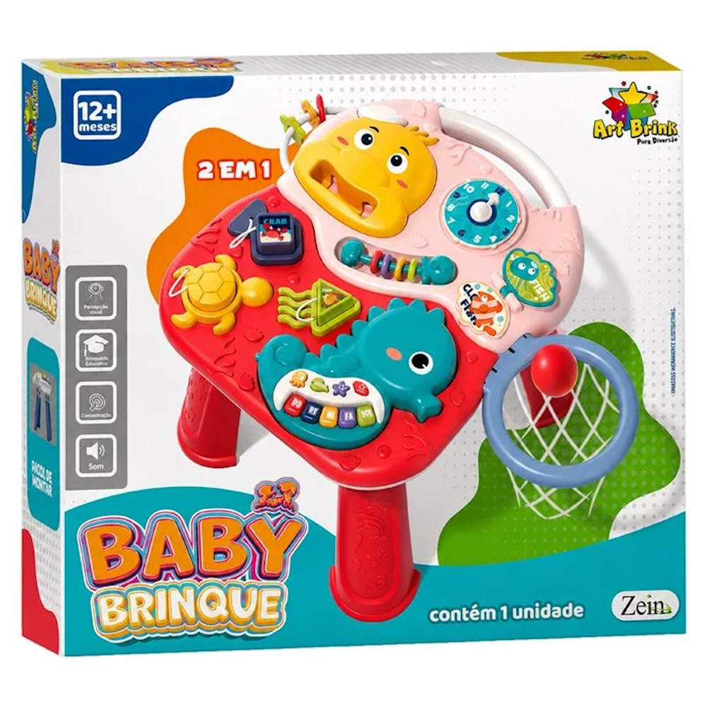 Mesa baby interativa 2 em 1 - Zein