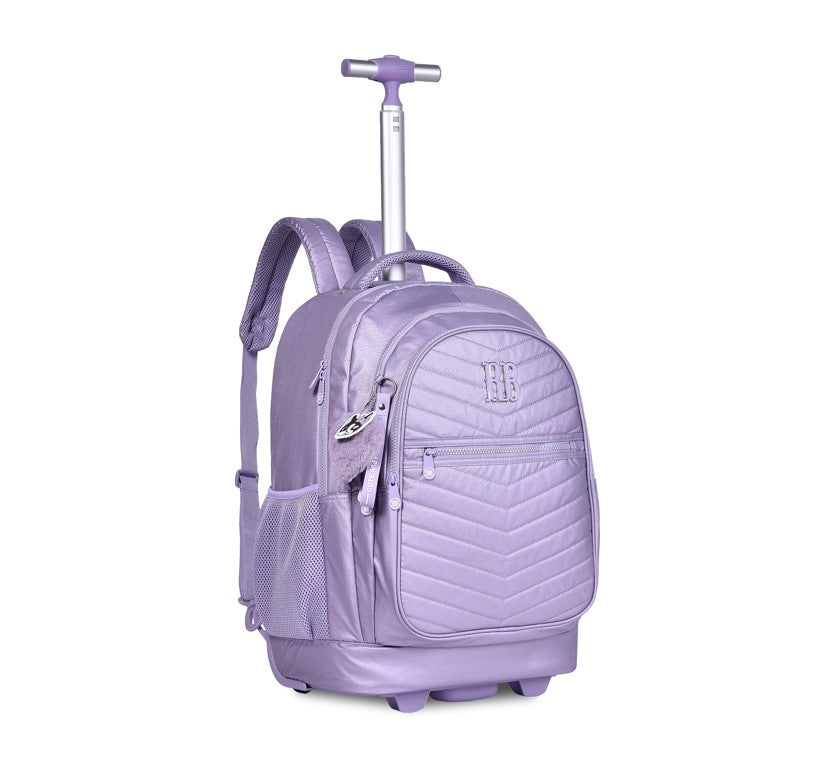 Mochila Escolar RB Rebecca Bonbon Carrinho Metalizada