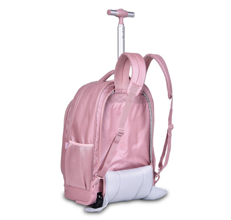 Mochila Escolar RB Rebecca Bonbon Carrinho Metalizada