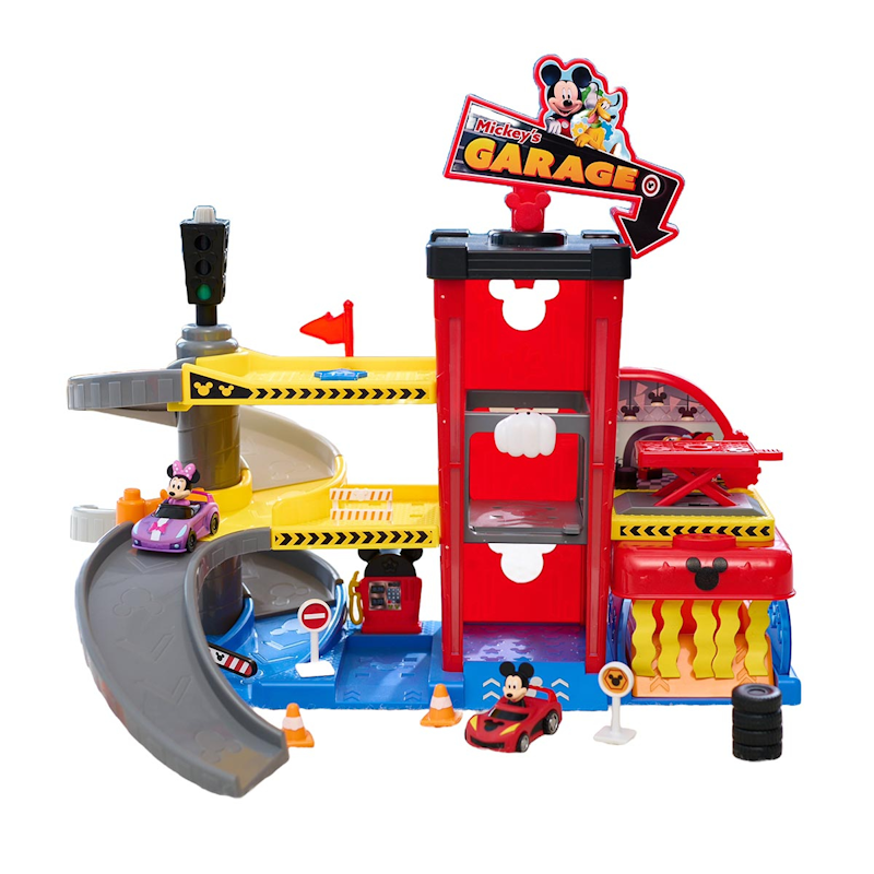 Playset Garagem do Mickey Mouse com 2 Carrinhos - Sunny