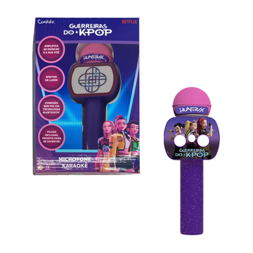 Microfone Musical com Bluetooth Guerreiras do K-Pop - Candide