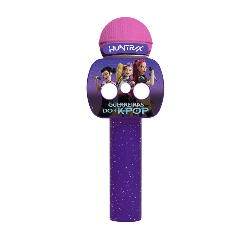 Microfone Musical com Bluetooth Guerreiras do K-Pop - Candide