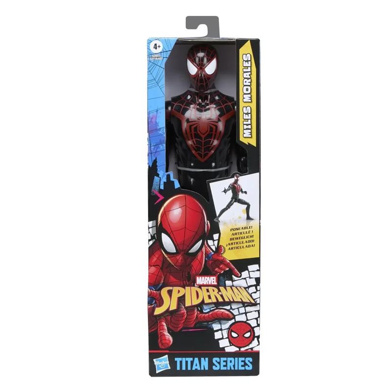 Boneco Homem Aranha Miles Morales Titan Series - Hasbro