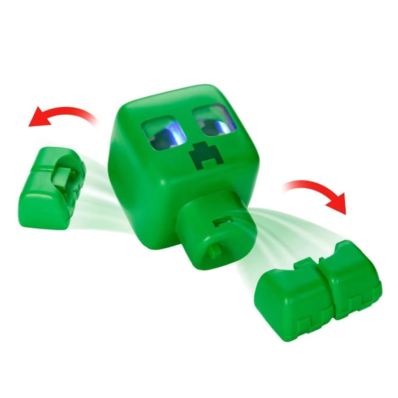 Boneco Minecraft Meu Mascote Creeper Luz e Som - Mattel